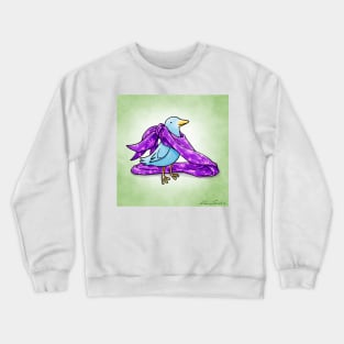 Fashion Bird - Silk Scarf Crewneck Sweatshirt